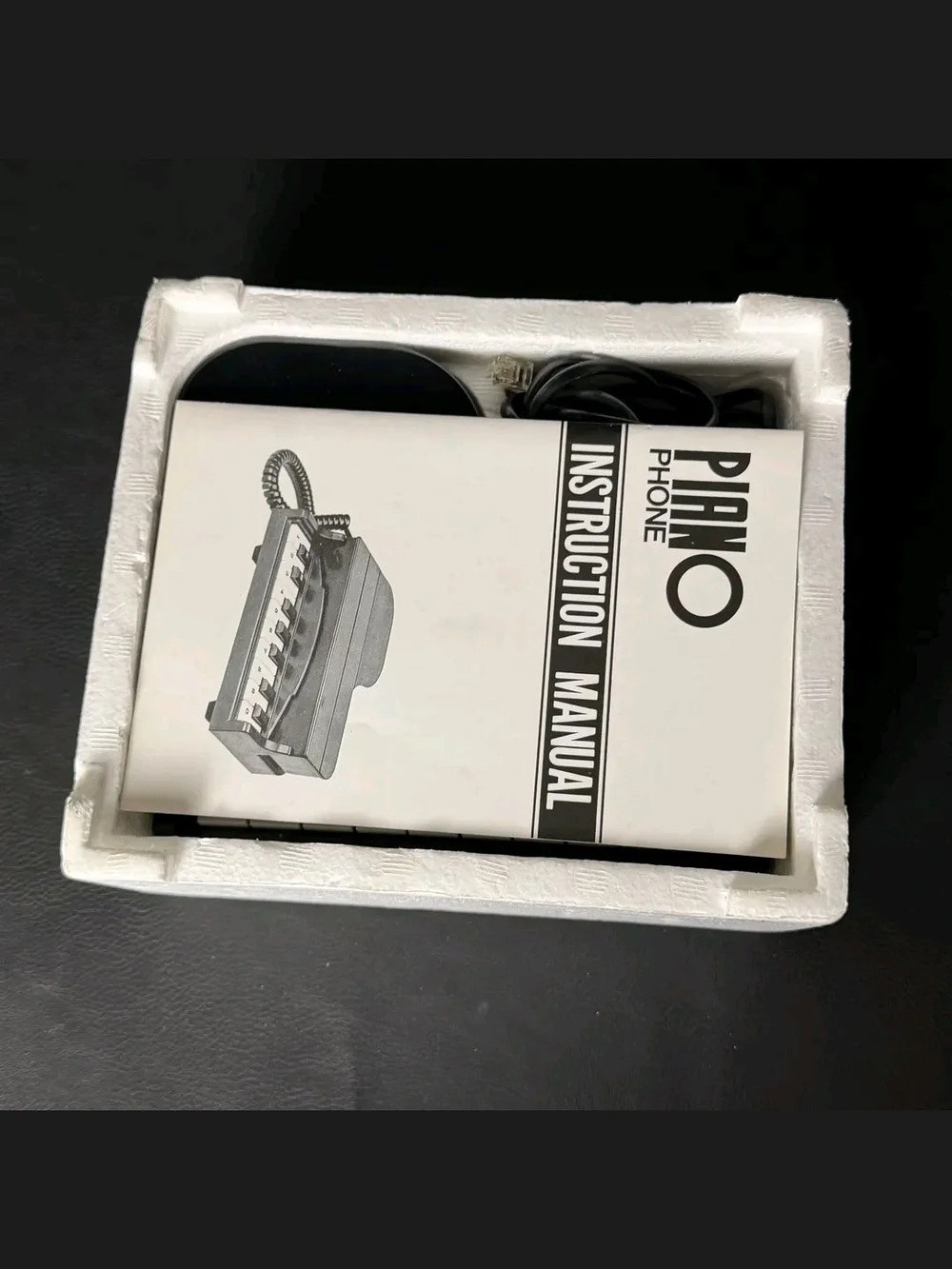 Vintage Piano Phone - Black